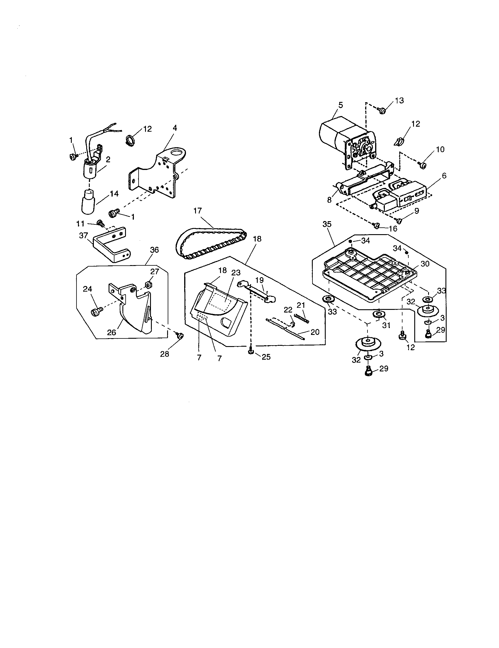 Base plate and loop cover units