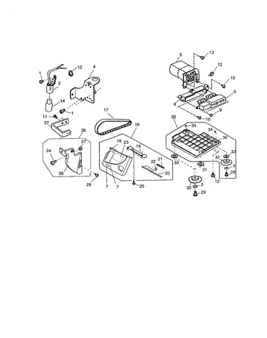 Base plate and loop cover units