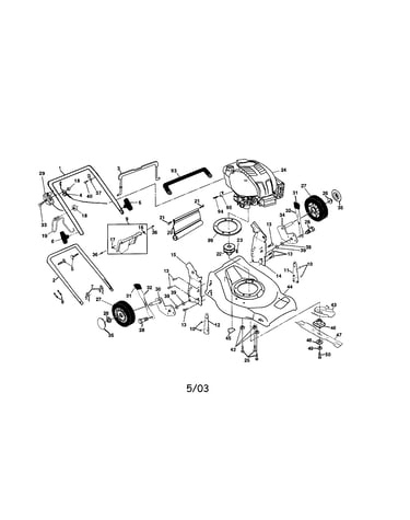 Engine/housing/handle