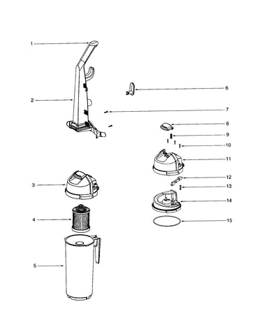 Handle/cyclone