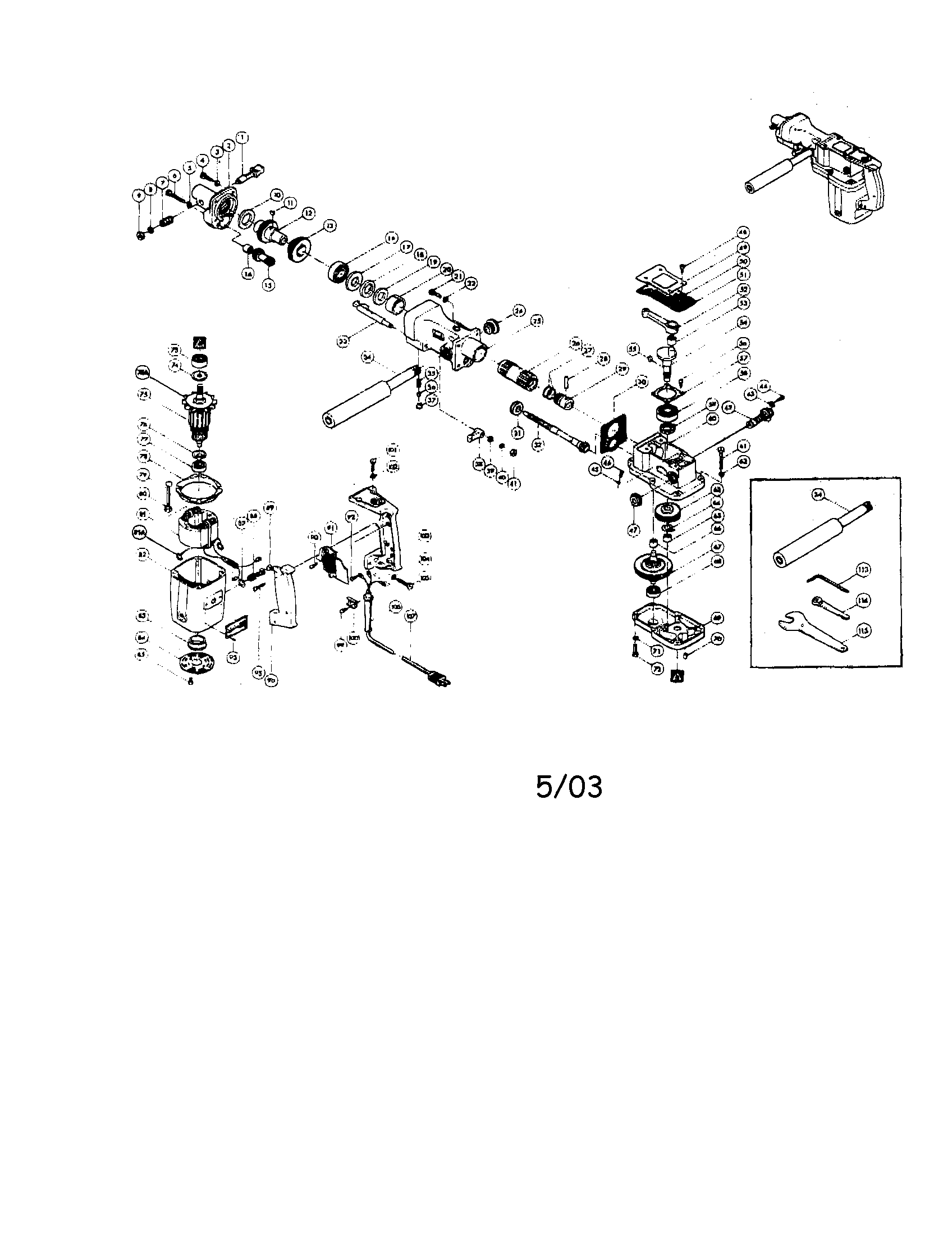 1/2 rotary hammer