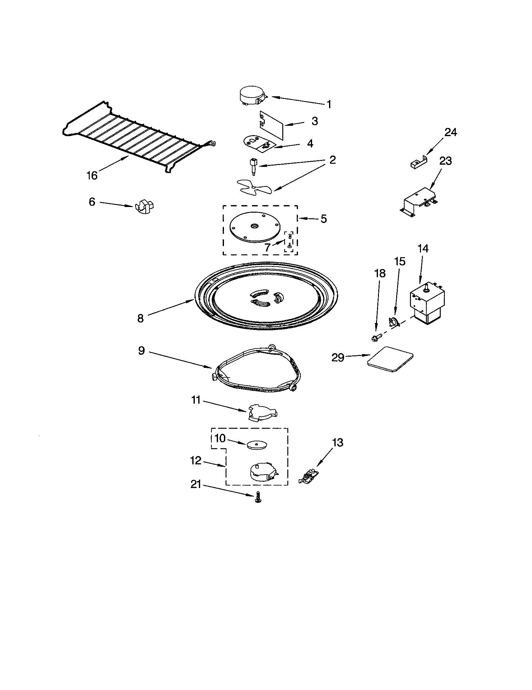 Magnetron and turntable