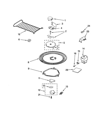 Magnetron and turntable