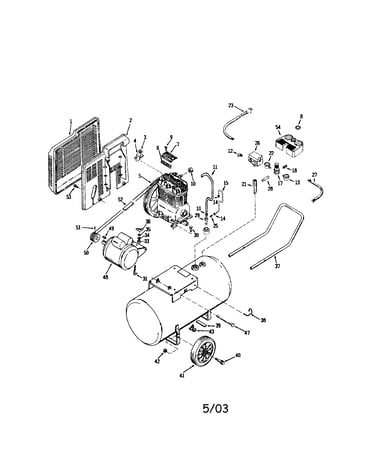 Air compressor diagram