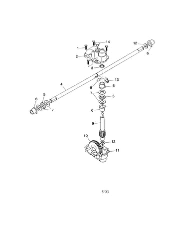 Gear case assembly