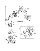Head-cylinder/blower-housing