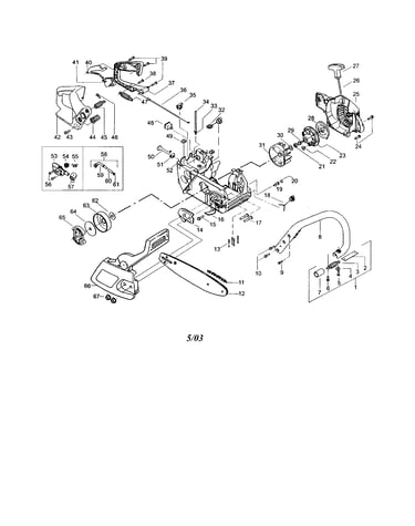 Chain/bar/chassis/handle