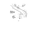 Weed Eater BC2500LE TYPE 1 driveshaft/shield diagram