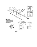Driveshaft kit/shield/handle