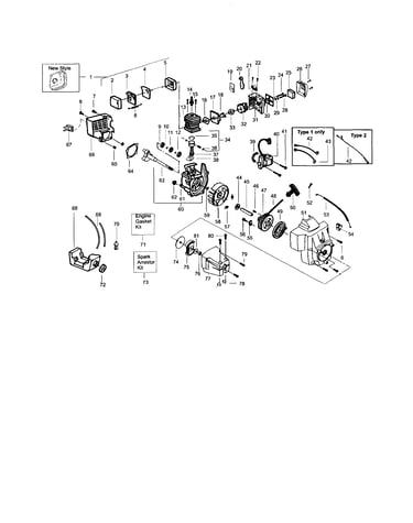 Cylinder/crankshaft/crankcase