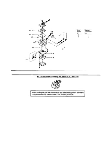 Carburetor #530069998 (wt-380)
