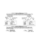 Service reference note