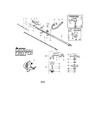 Driveshaft/shield/handle