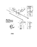 Driveshaft/shield/handle
