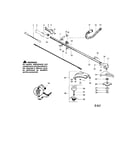 Driveshaft/handle/shield