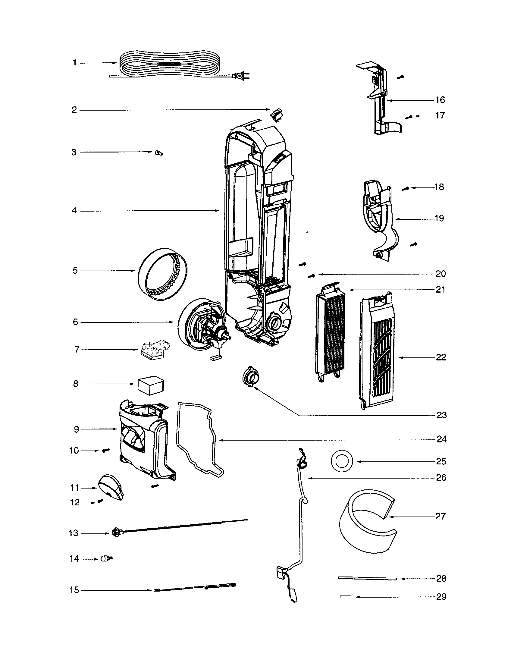 Filter and motor covers/housing