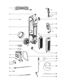 Rear housing/motor cover