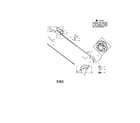 Craftsman 358745571 driveshaft/shield/handle diagram