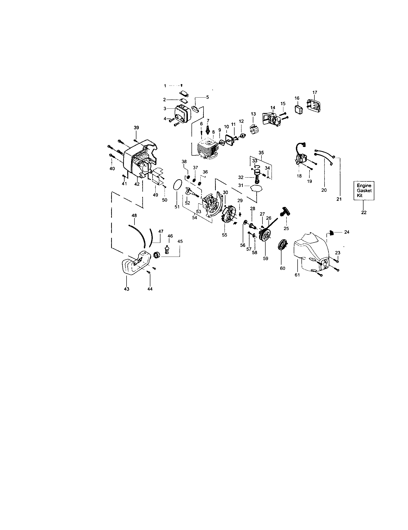 Crankcase/crankshaft