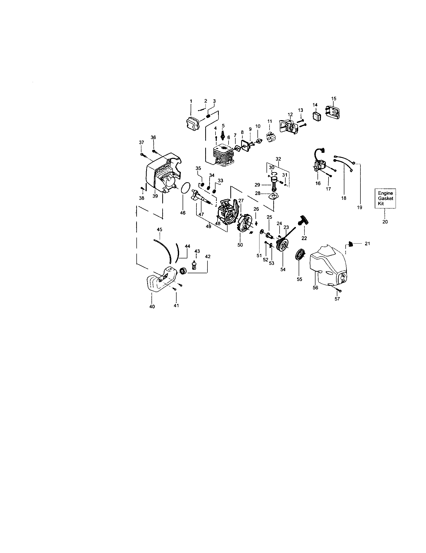 Crankcase/crankshaft