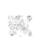 Engine/housing/handle/bag