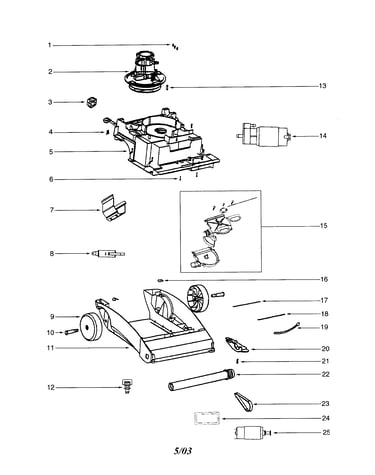Motor/base/valve assemblies