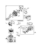 Head-cylinder/housing-blower