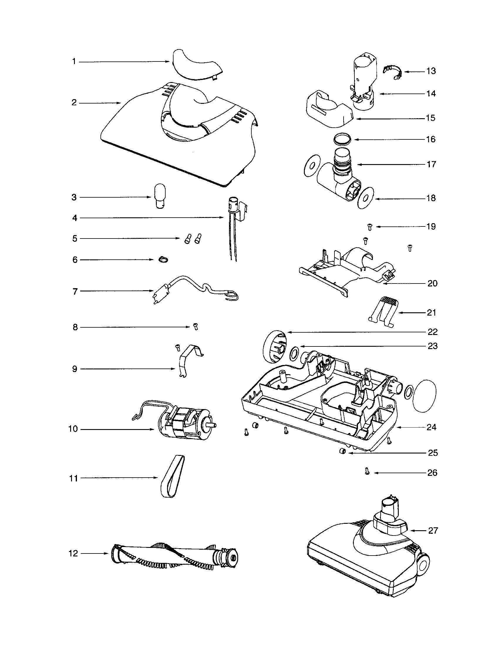 Hood/motor