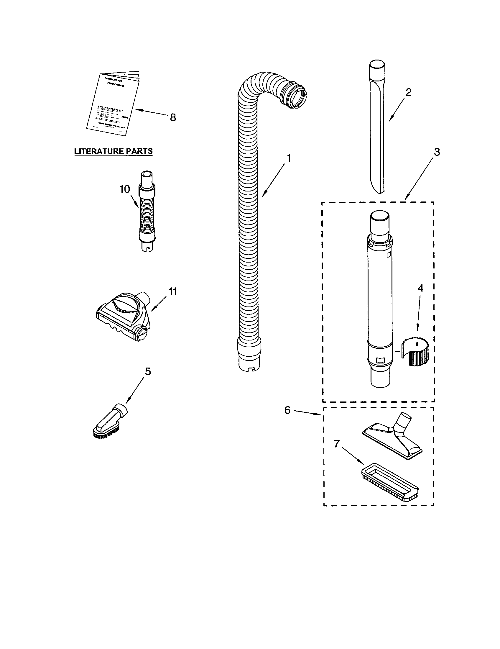 HOSE AND ATTACHMENTS