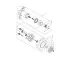Kenmore 11631913102 agitator motor and gear assembly diagram