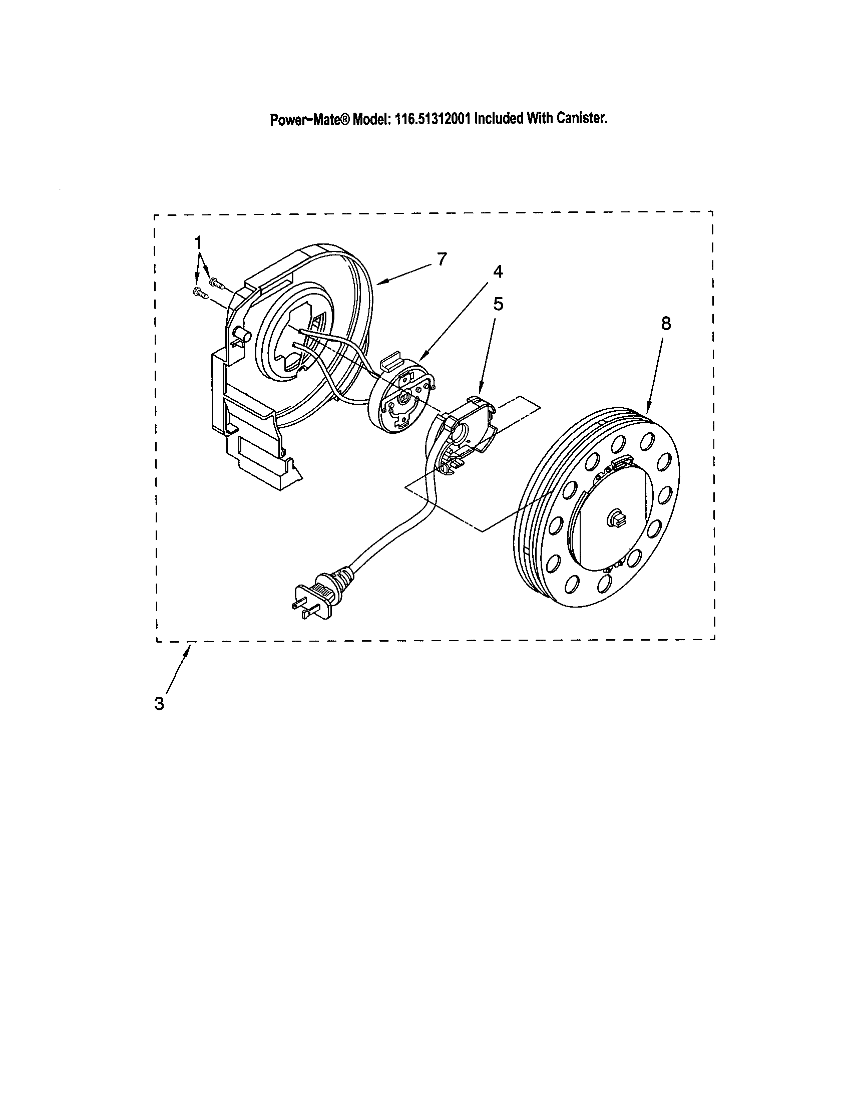 Power cord reel