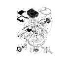 Craftsman 536885600 drive assembly/engine diagram