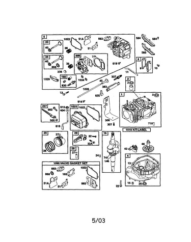 Cylinder/head-cylinder/crankshaft