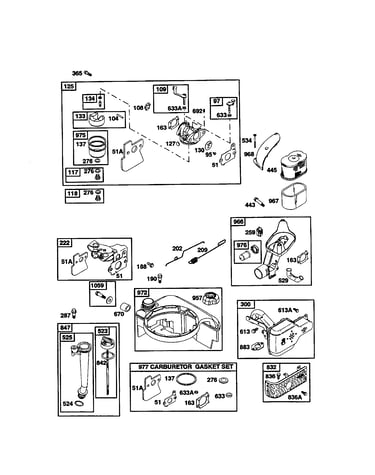 Carburetor/fuel tank