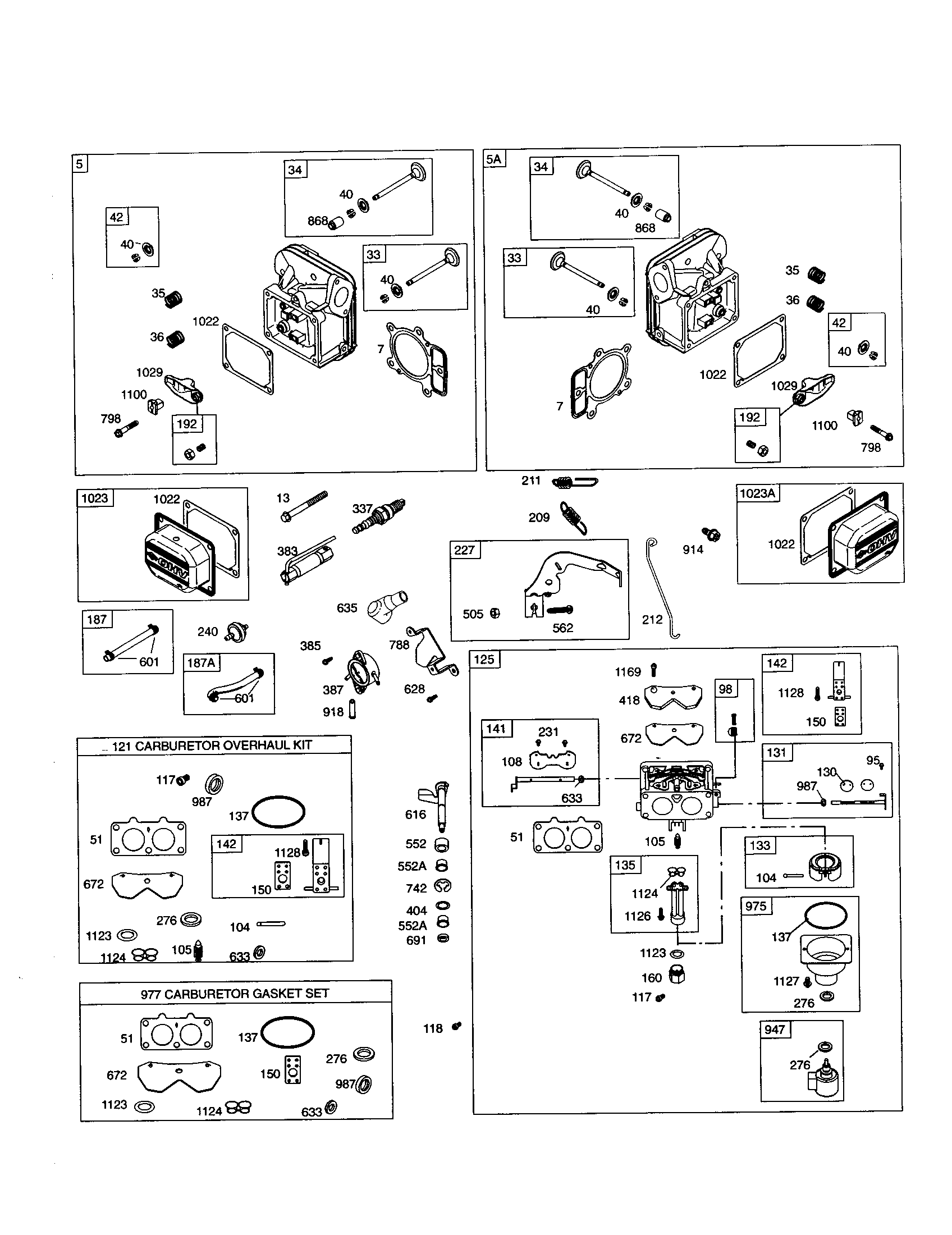 Head-cylinder/carburetor