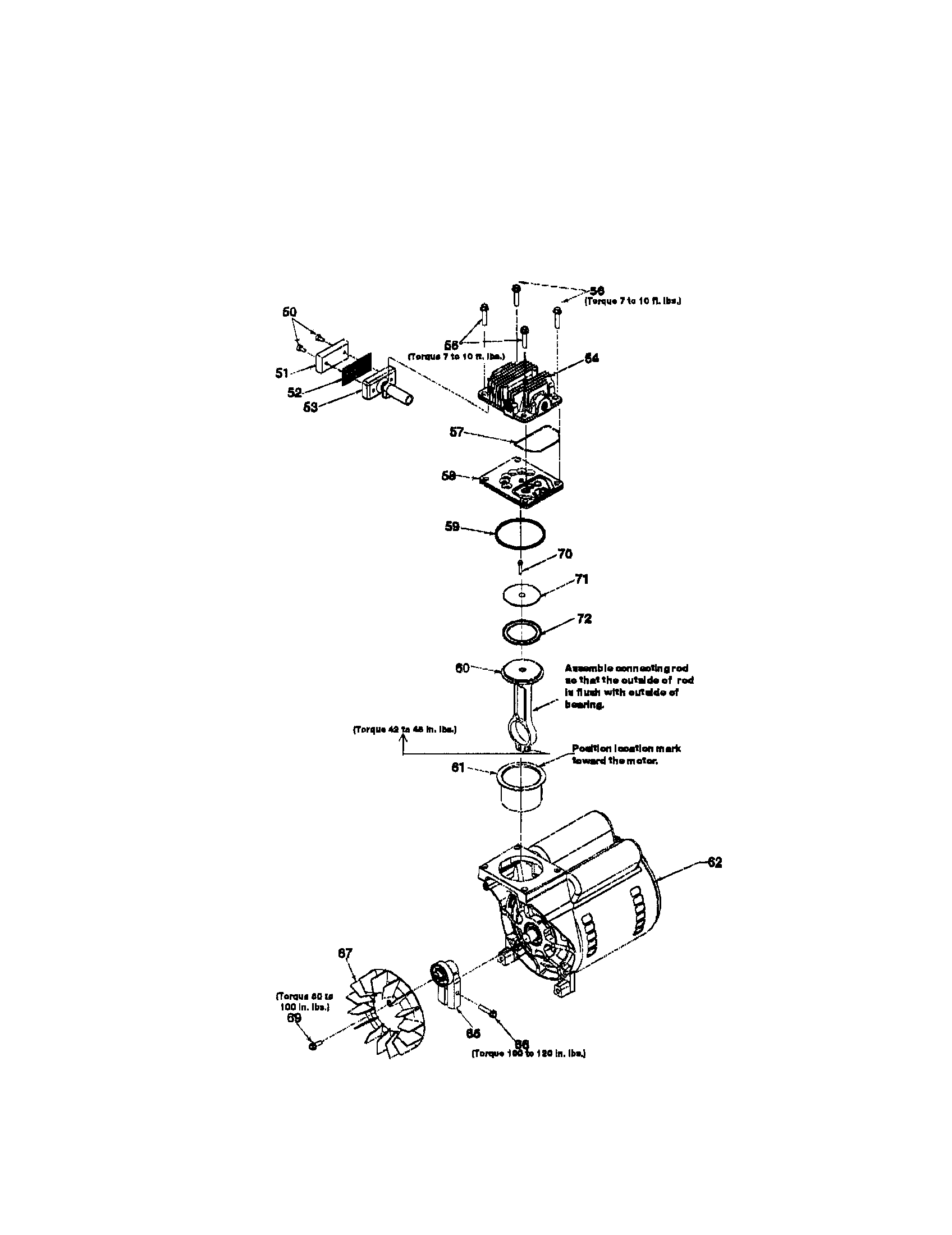 Motor/fan/air filter