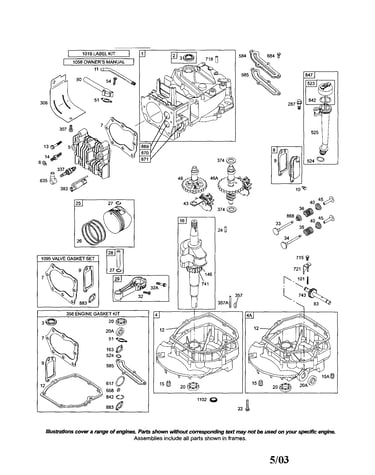 Cylinder/crankshaft