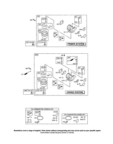 Carburetor/overhaul kit