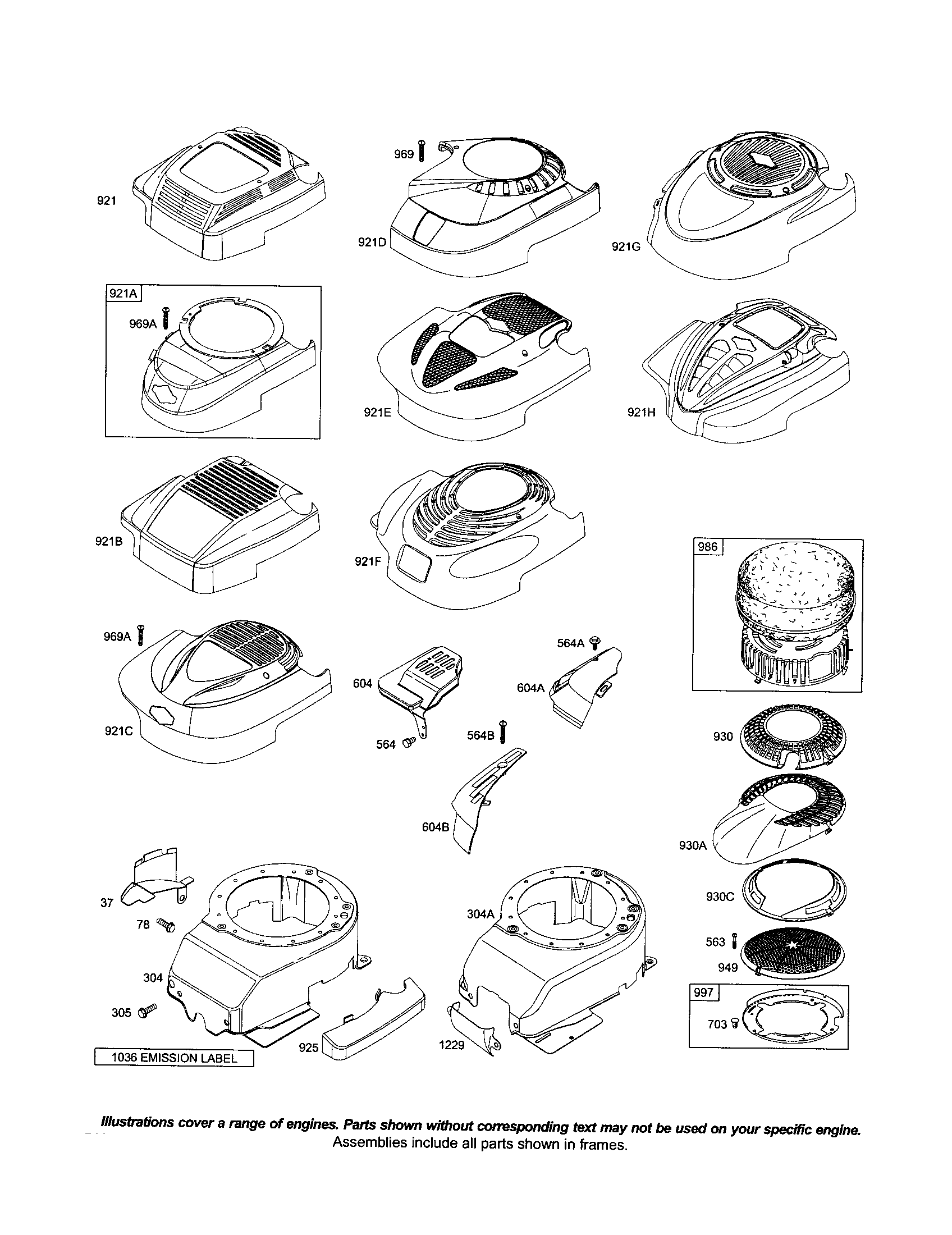 Cover-blower housing
