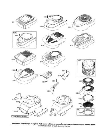Cover-blower housing