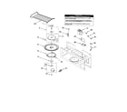 Kenmore 66561619101 magnetron and turntable diagram