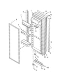 Refrigerator door