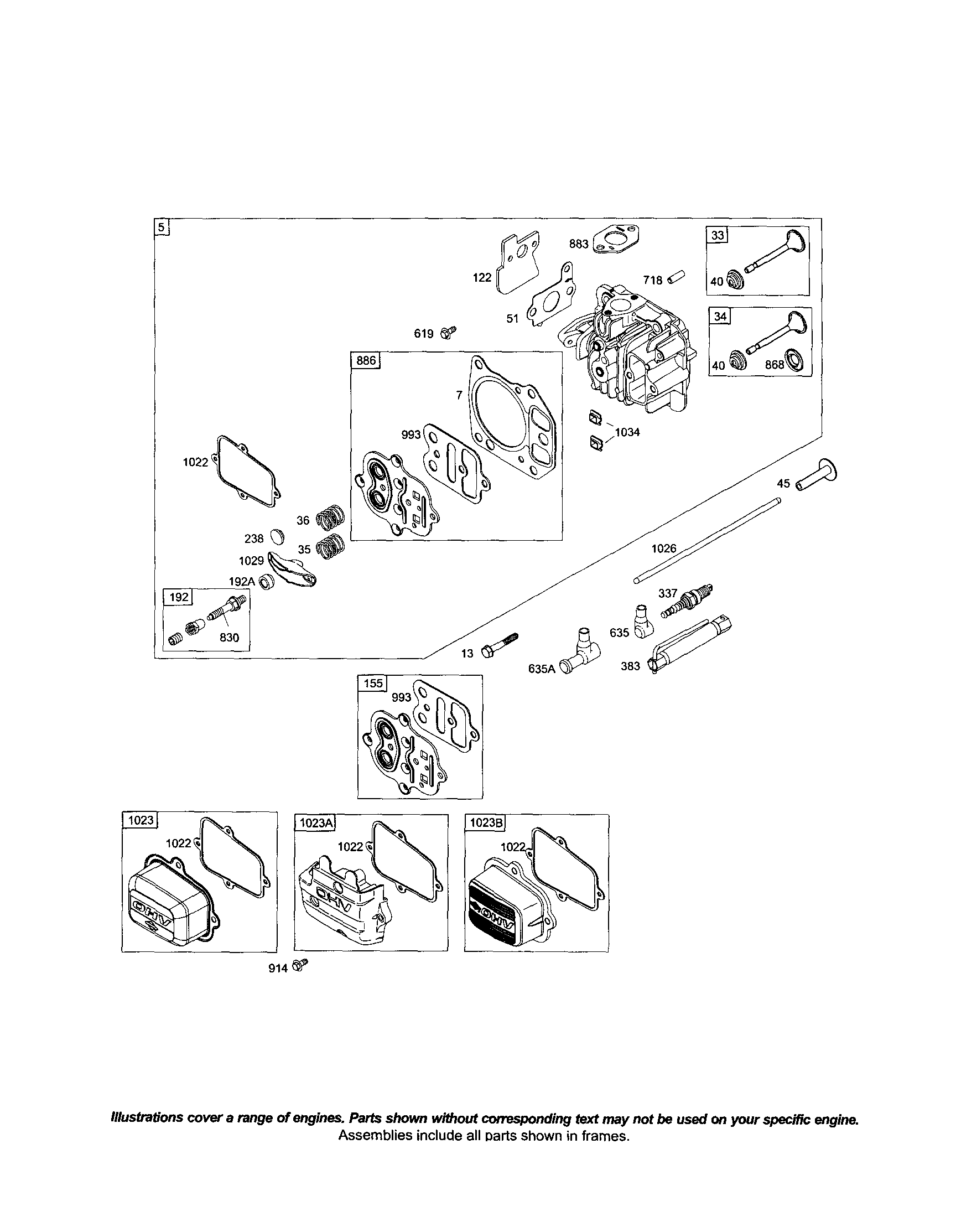 Head-cylinder/cover-rocker arm