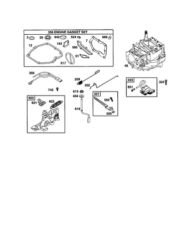 Short block/gasket set