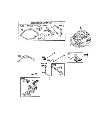 Short block/gasket set
