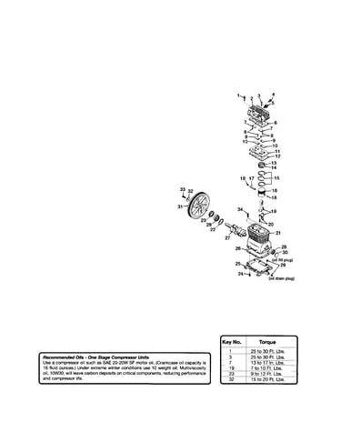 Crankcase/cylinder/flywheel