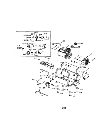Pump/air receiver
