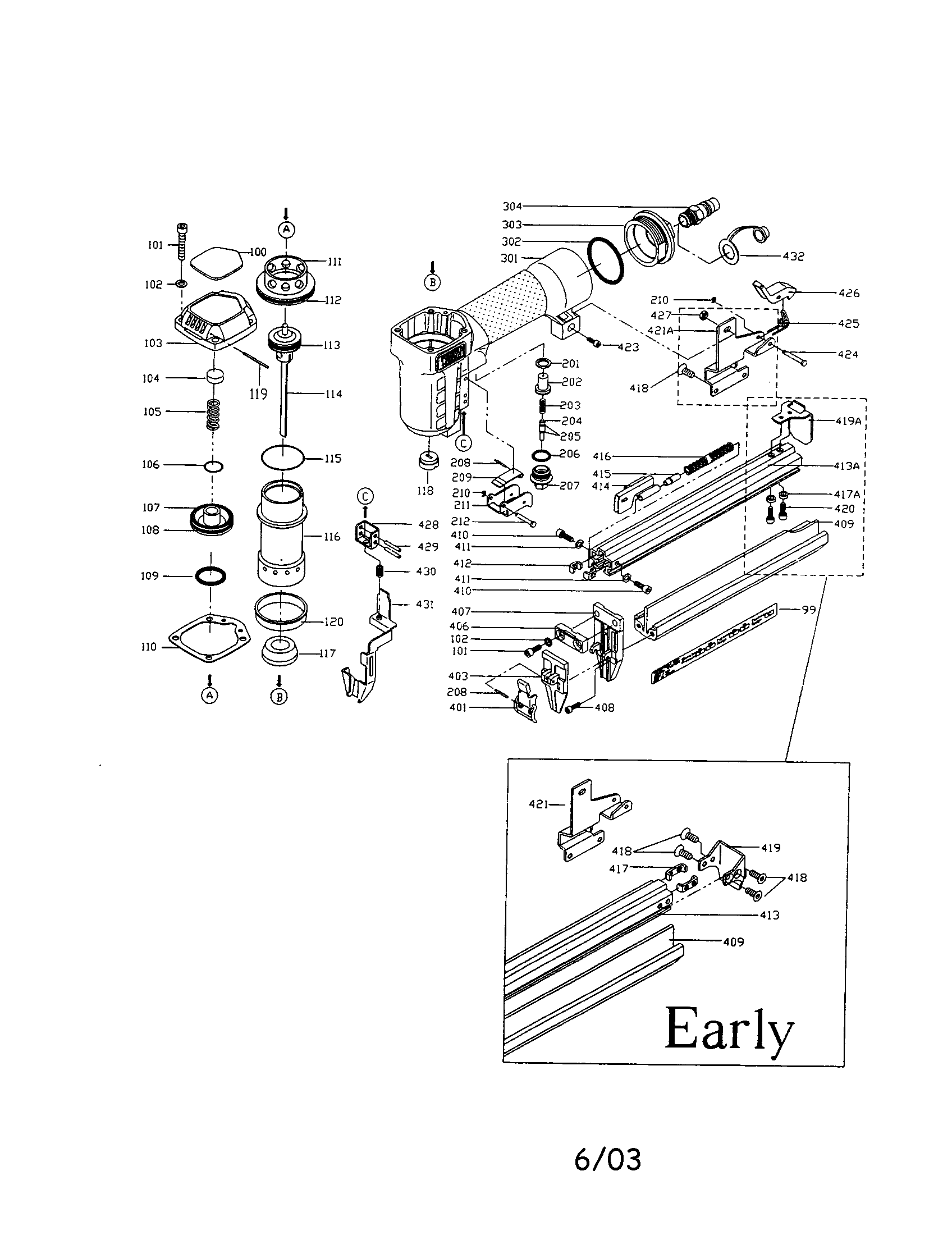 NARROW CROWN STAPLER