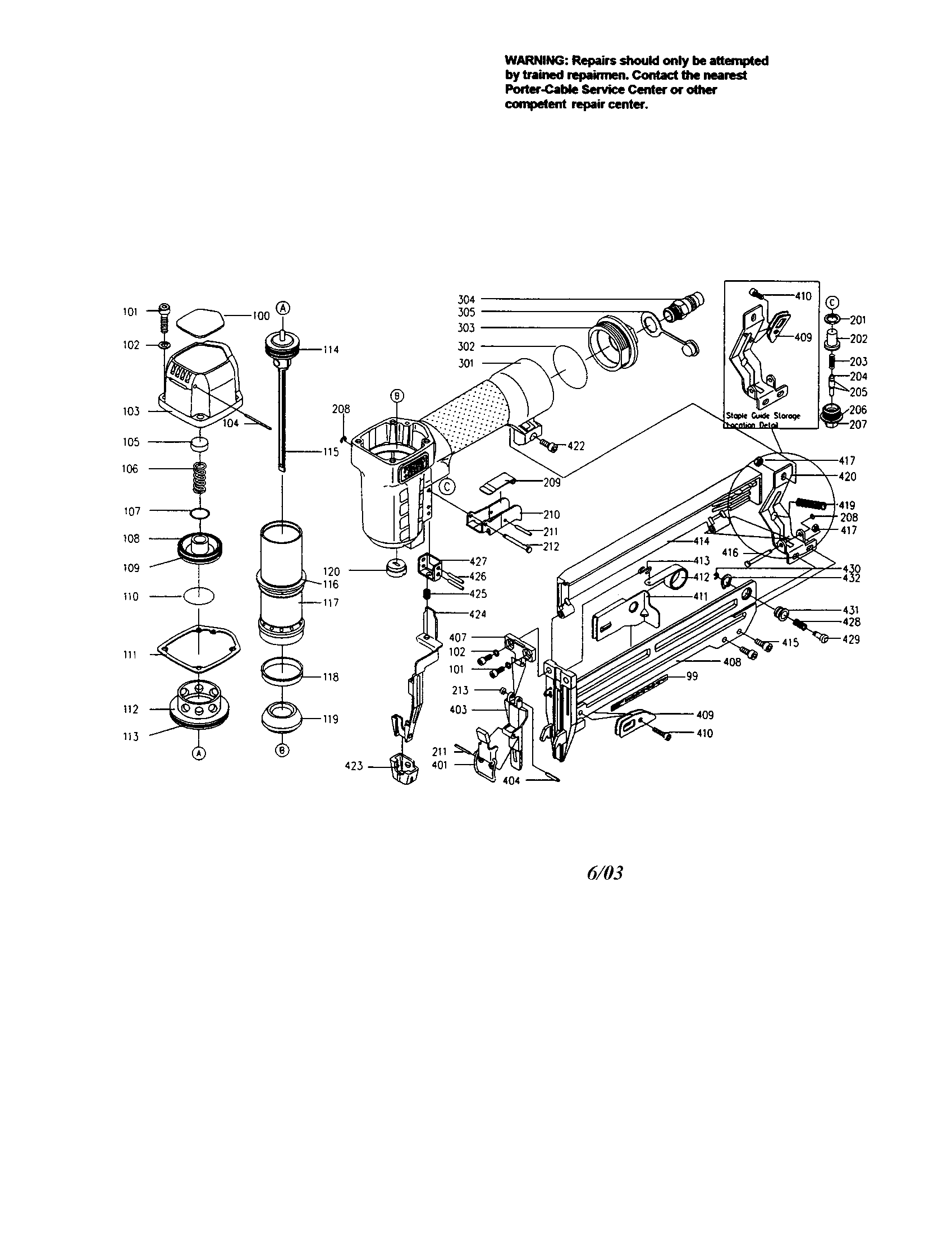 NARROW CROWN STAPLER