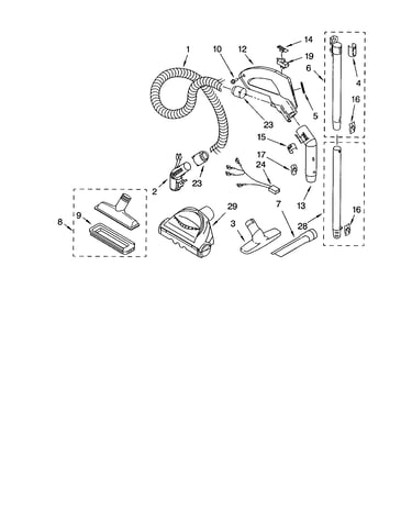 Hose and attachments